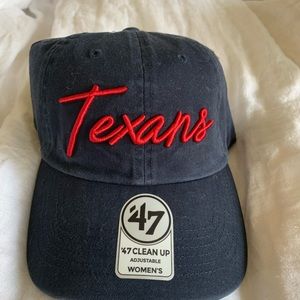 NEW Texans ‘47 Women’s adjustable hat